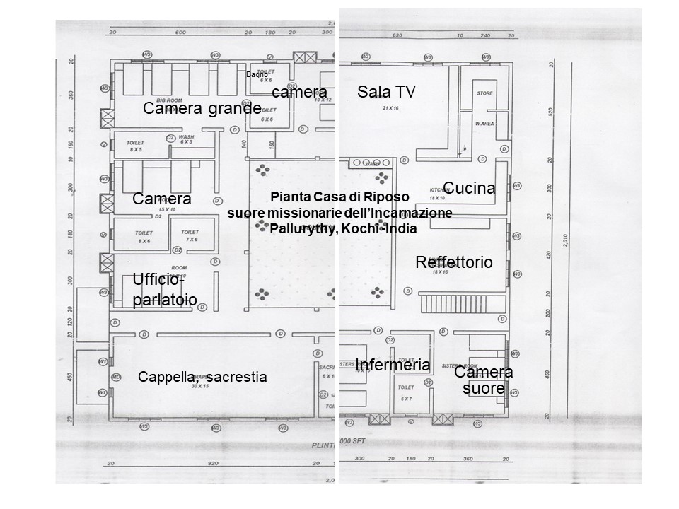 Pianta Casa di Riposo